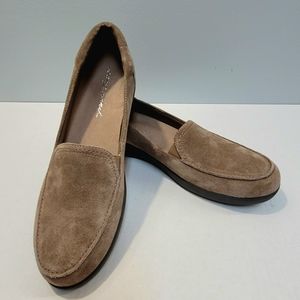 Easy Spirit Suede Leather Slip-On Loafers - Women's 11M (US)
